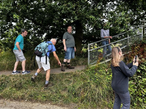 Members of Hunts Ramblers on the walk in a previous year
